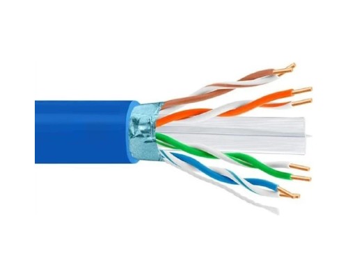 [Кабель] 5bites Кабель FS6575-305A-BL витая пара FTP / SOLID / 6CAT / 23AWG / CCA / PVC / BLUE / 305M