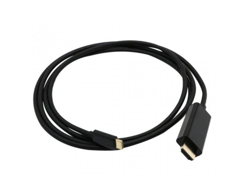 [переходник] ORIENT Кабель-адаптер C726, USB3.1 Type-C (DisplayPort Alt mode) -> HDMI M, 4K@30Hz, длина 1.8 метра, чёрный (31060)