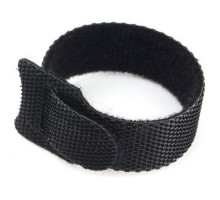 Cablexpert Хомуты-липучки на основе ленты Velcro® VT-145x11BK  145 x 11 мм, черные (12 шт.)