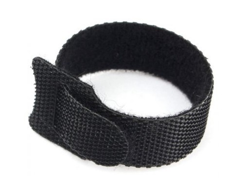 [Аксессуар] Cablexpert Хомуты-липучки на основе ленты Velcro® VT-145x11BK  145 x 11 мм, черные (12 шт.)