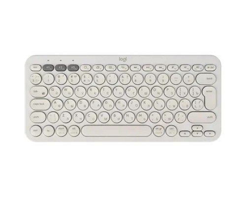 [Клавиатура] 920-009589 Logitech Клавиатура K380 {Multi-Device, белый, USB, беспроводная, BT}