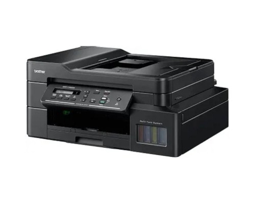 [Принтер] Brother DCP-T720DW { А4, цветной струйный, 17/16,5 стр/мин, 128Мб, дуплекс, ADF20, WiFi, старт.картриджи 2xBK,1xCMY} (DCPT720DWR1)