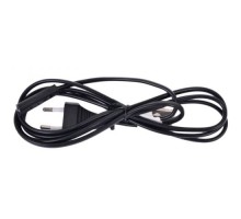 Cablexpert Кабель питания аудио/видео 0,5м, CEE 7/16 - C7, VDE, 2-pin, 2х0,75, черный, пакет (PC-184-VDE-0.5M)