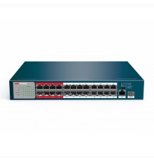 HIKVISION DS-3E0326P-E/M(B)  Коммутатор 25x100Mb 1SFP 24PoE+ 225W неуправляемый
