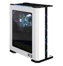 ZALMAN X3 WHITE, без БП, боковое окно (закаленное стекло), белый,  ATX 