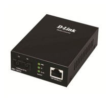 D-Link DMC-G02SC/A1A Медиаконвертер с 1 портом 100/1000Base-T и 1 портом 1000Base-SX с разъемом SC для многомодового оптического кабеля (до 550 м)