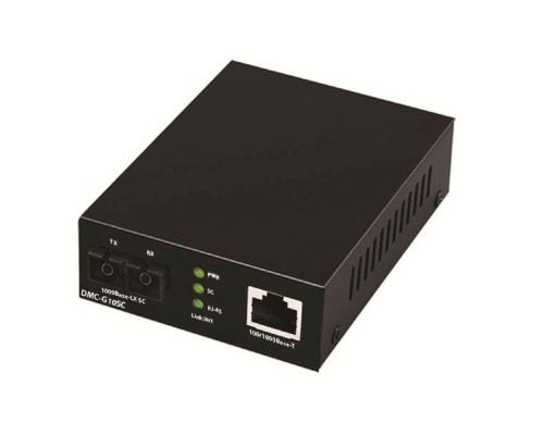 [Сетевое оборудование] D-Link DMC-G10SC/A1A  Медиаконвертер с 1 портом 100/1000Base-T и 1 портом 1000Base-LX с разъемом SC для одномодового оптического кабеля (до 10 км)