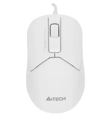 Мышь A4Tech Fstyler FM12S белый оптическая (1200dpi) silent USB (3but)