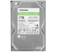 HDD 1Tb TOSHIBA S300 Surveillance 5400rpm 64Mb SATA3 3,5