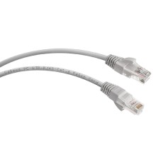Cabeus PC-UTP-RJ45-Cat.6-5m Патч-корд U/UTP, категория 6, 2xRJ45/8p8c, неэкранированный, серый, PVC, 5м