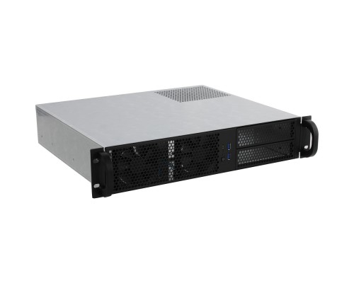 [Корпус] Procase RM238-B-0 Корпус 2U Rack server case, черный, без блока питания(PS/2,mini-redundant), глубина 380мм, MB 9.6