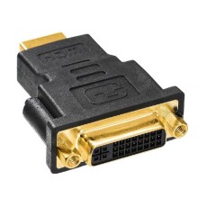 Переходник Buro HDMI-19M-DVI-I(F)-ADPT DVI-I(f) HDMI (m) черный  (359901)