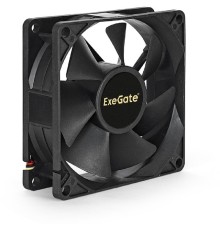 Exegate EX283375RUS Вентилятор ExeGate ExtraPower EP08025S2P, 80x80x25 мм, Sleeve bearing (подшипник скольжения), 2pin, 2200RPM, 23dBA