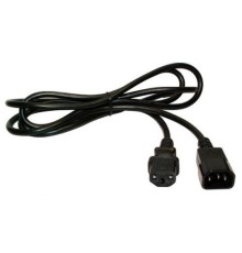 Шнур питания Lanmaster LAN-PP13/14-1.8-BK (упак.:1шт) 1м черный