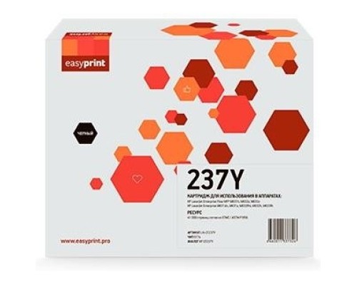 [Расходные материалы] EasyPrint CF237Y Картридж (LH-CF237Y) сверхповышенной ёмкости для HP LJ Enterprise M631/632/633/Flow M631/632/633 (41000 стр.) черный, с чипом