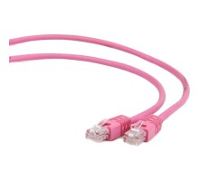 Патч-корд UTP Cablexpert PP12-5M/RO кат.5e, 5м, литой, многожильный (розовый)