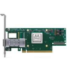 Mellanox ConnectX-6 VPI adapter card, HDR IB (200Gb/s) and 200GbE, single-port QSFP56, PCIe4.0 x16, tall bracket, single pack