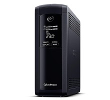 ИБП CyberPower VP1200ELCD {Line-Interactive, Tower, 1200VA/720W USB/RS-232/RJ11/45  (4 + 1 EURO), 12В/7,2 Ач х 2}