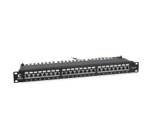 Cabeus PL-24-Cat.6a-SH-Dual IDC Патч-панель 19