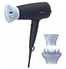PHILIPS BHD360/20 Фен,2100 Вт, 6 режимов, ионизация, ThermoProtect, концентратор, диффузор, шнур 1,8 м. Цвет: синий.