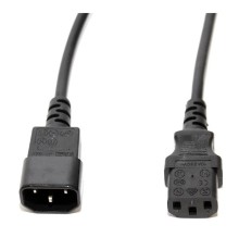 5bites Кабель питания PC105-10A IEC-320-C13 / IEC-320-C14 / 220V / 3G*0.50MM / 1M