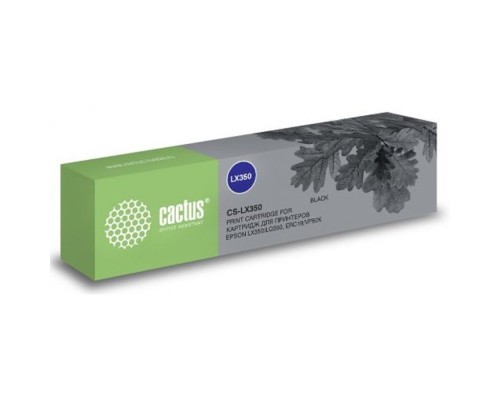 [расходные материалы] Картридж матричный Cactus CS-LX350 черный для Epson LX350/LQ350/ERC19/VP80K