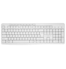 Клавиатура Gembird KB-8430M,{USB, белый, 113 клавиш, 9 кнопок управления мультимедиая, кабель 1,5м}					