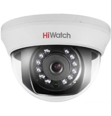 HiWatch DS-T591(C) (2.8 mm) 5Мп внутренняя купольная HD-TVI камера с ИК-подсветкой до 20м