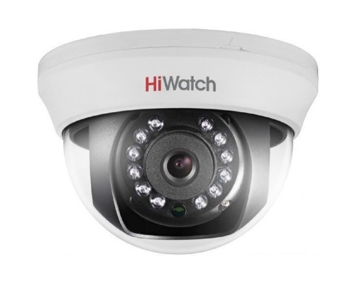 [Видеонаблюдение] HiWatch DS-T591(C) (2.8 mm) 5Мп внутренняя купольная HD-TVI камера с ИК-подсветкой до 20м
