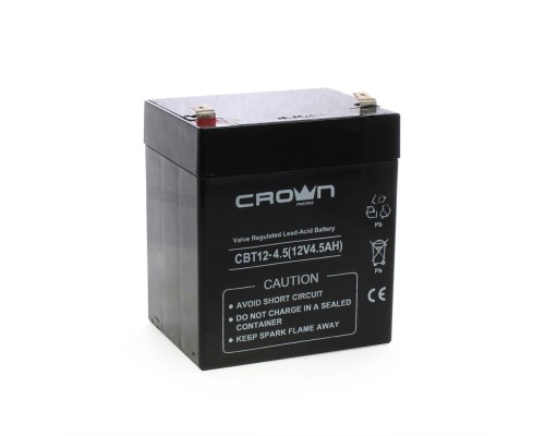 [батареи] Crown Аккумулятор CBT-12-4.5 (12V, 4.5Ah)