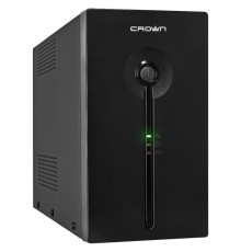CROWN ИБП CMU-SP800COMBO {800VA\450W, корпус металл, 1x12V/9AH, розетки 2*IEC C13 + 2*EURO,AVR 140-290V, съёмный кабель питания 1.5 м, порт 1*RJ-11, порт 1*RJ-45, LED} [CM000001494]