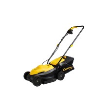 CHAMPION Газонокосилка эл. EM3411 { 1 кВт  пласт+ткань 30л  шир.320мм выс.25-65мм, 6,4кг }