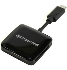 Micro SecureDigital Transcend RDC3 SD/microSD Card Reader, USB 3.2 Gen 1, Black, Type C TS-RDC3
