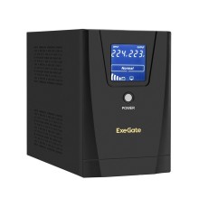 Exegate EP285500RUS ИБП ExeGate SpecialPro Smart LLB-1500.LCD.AVR.C13.RJ.USB <1500VA/950W, LCD, AVR, 6*IEC-C13, RJ45/11, USB, Black>