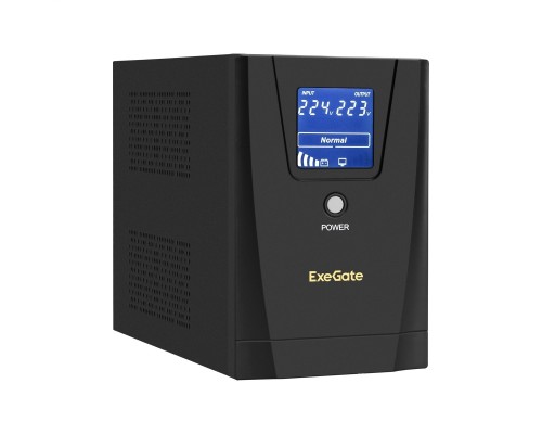 [ИБП] Exegate EP287659RUS ИБП ExeGate SpecialPro Smart LLB-3000.LCD.AVR.C13.RJ.USB <3000VA/1800W, LCD, AVR, 6*IEC-C13, RJ45/11, USB, Black>