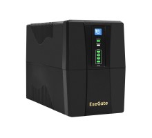 Exegate EP285604RUS ИБП ExeGate SpecialPro UNB-800.LED.AVR.2SH.RJ.USB <800VA/480W, LED, AVR, 2*Schuko, RJ45/11, USB, Black