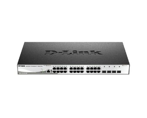 [Сетевое оборудование] D-Link DGS-1210-28X/ME/B1B Управляемый L2 коммутатор с 24 портами 10/100/1000Base-T и 4 портами 10GBase-X SFP+