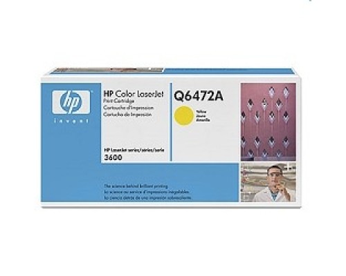[Расходные материалы] HP Q6472A Картридж ,Yellow{Color LaserJet 3600, Yellow, (4000стр.)}