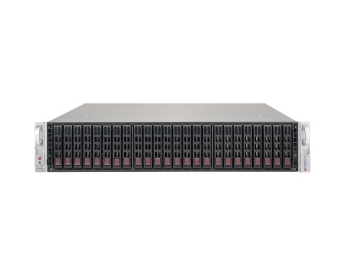 [Корпус] SuperMicro CSE-216BE1C-R609JBOD 2U Storage JBOD Chassis with capacity 24 x 2.5" hot-swappable HDDs bays, Single Expander Backplane Boards support SAS3/2 or SATA3 HDDs with 12Gb/s throughput,