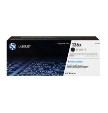 HP 136X Black Original LaserJet Toner Cartridge [W1360X]