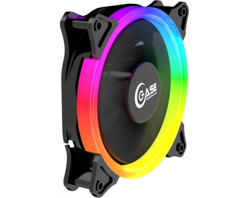 [Вентиляторы] Powercase Вентилятор (PF1-3+4) 5 color LED 120x120x25mm (3pin + Molex, 1150±10% об/мин) Bulk