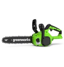 Greenworks GD24CS30K4 Цепная пила аккумуляторная, 24V, 30см, бесщеточная, с АКБ 4 АЧ и ЗУ [2007007UB]