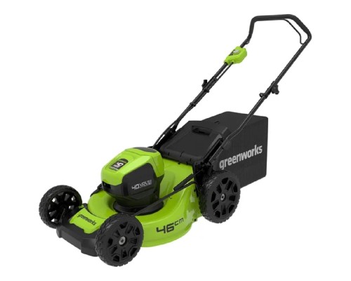[Газонокосилки] Greenworks Газонокосилка аккумуляторная Greenworks GD40LM46HP, 40V, 46 см, бесщеточная, без АКБ и ЗУ [2514407]