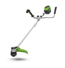 Greenworks Триммер аккумуляторный, 60V, 40 см, бесщеточный с велосипедной ручкой, с АКБ 4АЧ и ЗУ [2108407UB]