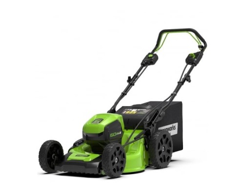 [Газонокосилки] Greenworks Газонокосилка самоходная, аккумуляторная Greenworks GD60LM51SP, 60V, 51 см, бесщеточная, без АКБ и ЗУ [2514307]