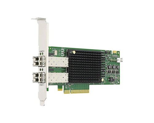 [DELL Опции к серверам] 403-BBMF Контроллер Emulex LPe31002-M6-D, Dual Port 16GB Fibre Channel HBA, Full Height