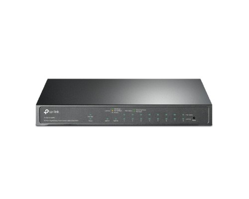 [Сетевое оборудование] TP-Link TL-SG1210MPE Коммутатор Easy Smart с 9 гигабитными портами RJ45 (8 портов PoE+) и комбинированным портом RJ45/SFP