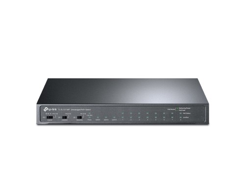 [Сетевое оборудование] TP-Link TL-SL1311MP Настольный коммутатор на 8 PoE+ портов 10/100 Мбит/с и 3 гигабитных порта
