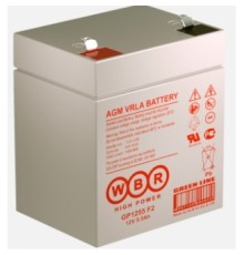 WBR Батарея GP1255 (12V/5.5Ah) (клеммы F2)