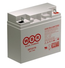 WBR Батарея GP12170 (12V/18Ah) под гайку и болт М5